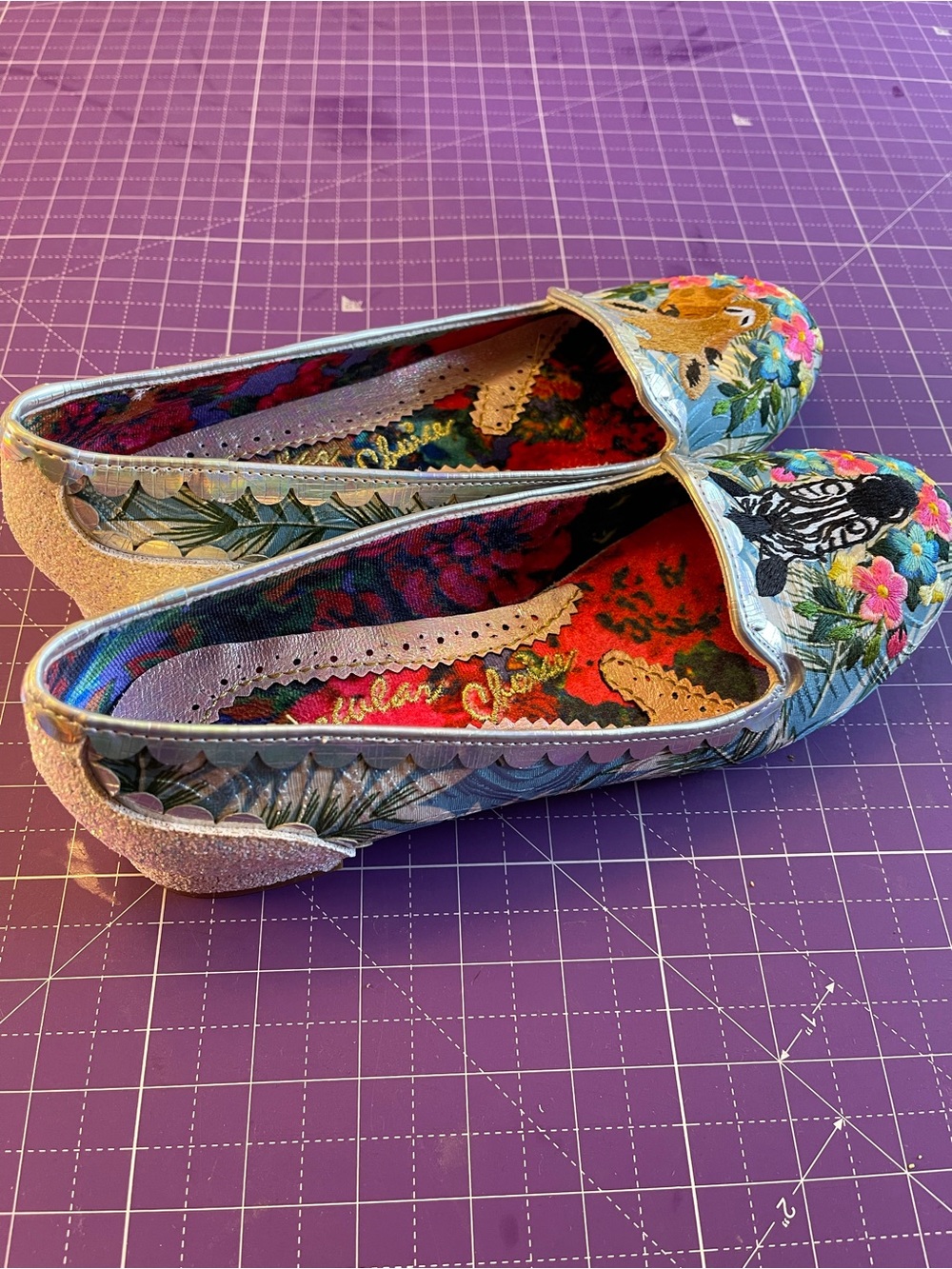 NWOB Irregular Choice Sulu Flats Size 38. - Picture 4 of 4